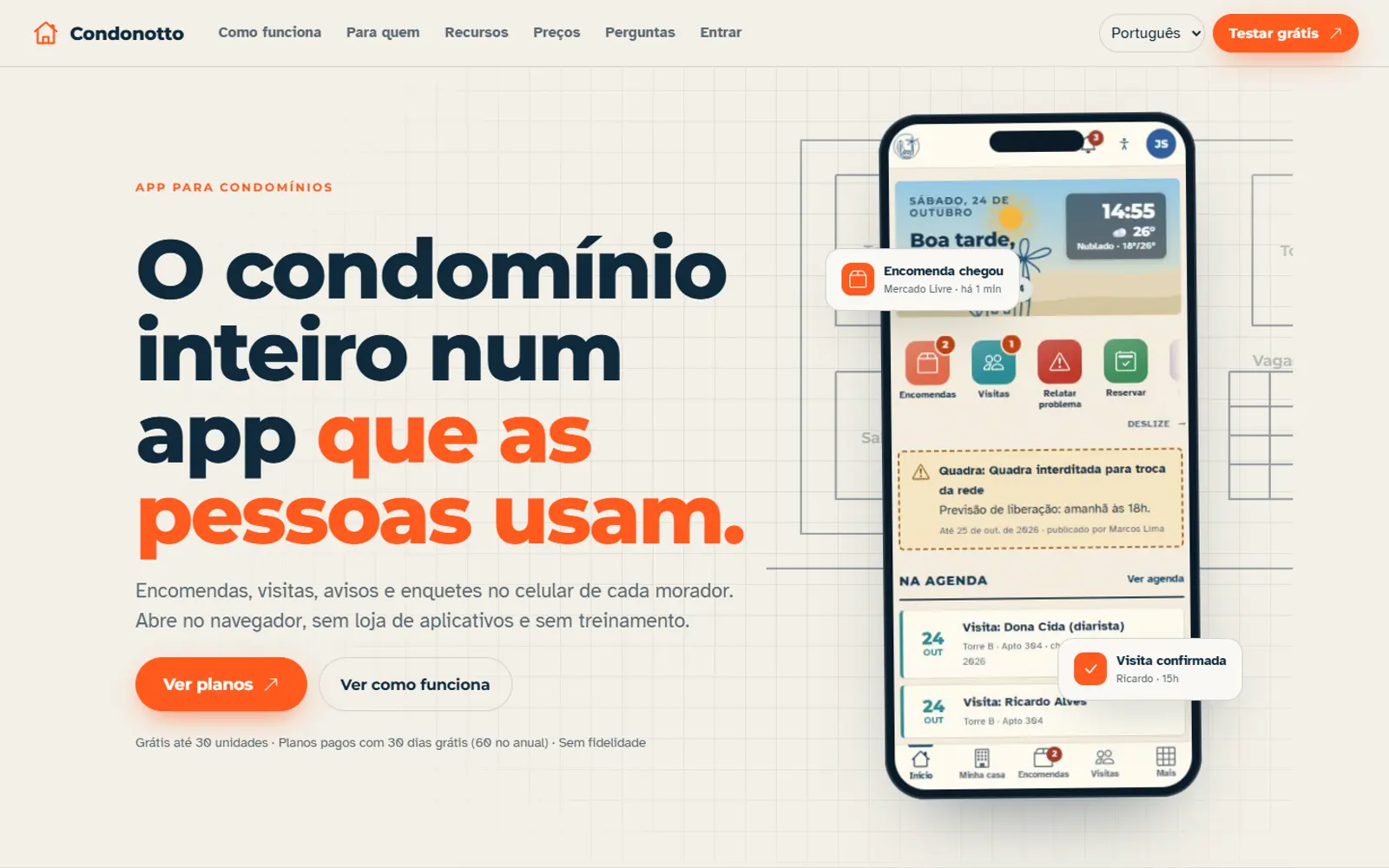 Screenshot of Condonotto